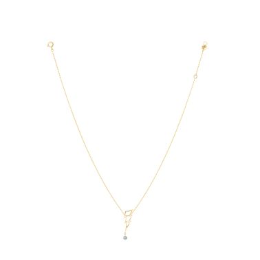 Collier La Brune et La Blonde Coup de Foudre en or jaune et diamant 0,07 carat CL0140YGDI
