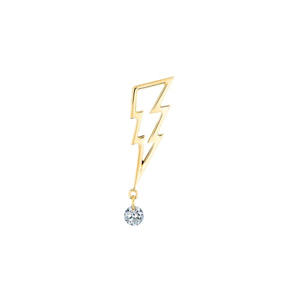 La Brune et La Blonde Coup de Foudre earring in yellow gold and diamond BR0001YGDI