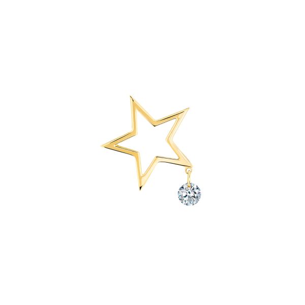 La Brune et La Blonde Mon Etoile earring in yellow gold and diamond BR0004YGDI