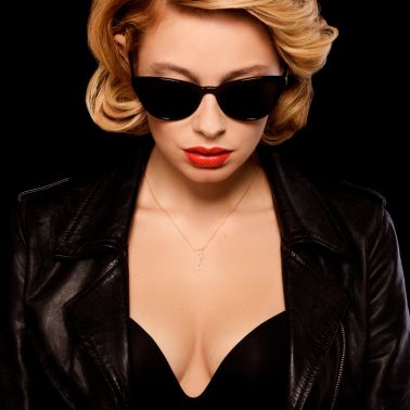 Collier La Brune et La Blonde Coup de Foudre en or jaune et diamant 0,07 carat CL0140YGDI