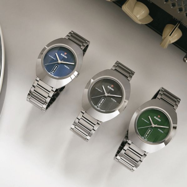 Montre Rado DiaStar Original automatique cadran bleu bracelet acier 38 mm R12160213