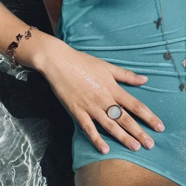 Bracelet Ginette NY Twenty charms en or rose