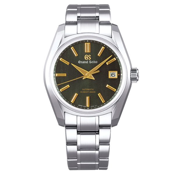 Grand Seiko Heritage 62GS "Rikka" Four Seasons Automatic Hi-Beats watch green dial steel bracelet 40 mm