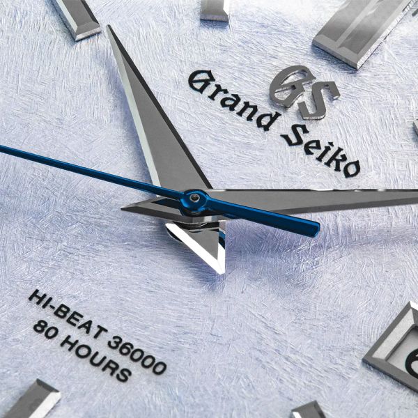 Montre Grand Seiko Heritage 44GS Ever-Brilliant Steel Hi-Beat automatique cadran bleu clair bracelet acier 40 mm