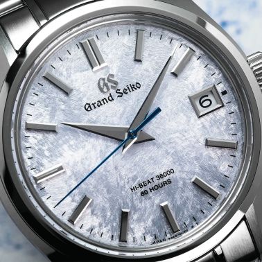 Montre Grand Seiko Heritage 44GS Ever-Brilliant Steel Hi-Beat automatique cadran bleu clair bracelet acier 40 mm