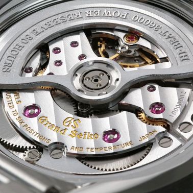 Montre Grand Seiko Heritage 44GS Ever-Brilliant Steel Hi-Beat automatique cadran bleu clair bracelet acier 40 mm