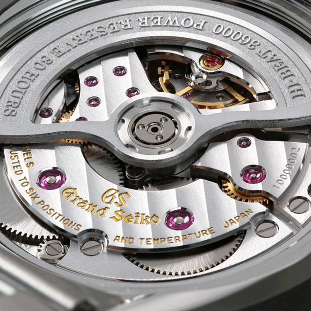 Montre Grand Seiko Heritage 44GS Ever-Brilliant Steel Hi-Beat automatique cadran bleu clair bracelet acier 40 mm