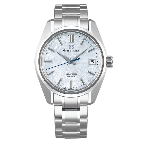 Grand Seiko Heritage 44GS Ever-Brilliant Steel Hi-Beat automatic light blue dial steel bracelet 40 mm