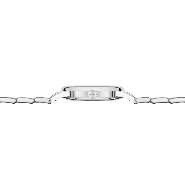 Montre NOMOS Club Sport Neomatik Polar automatique fond verre saphir cadran bleu polar bracelet acier 37 mm 750