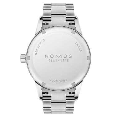Montre NOMOS Club Sport Neomatik Polar automatique fond acier cadran bleu polar bracelet acier 37 mm 747