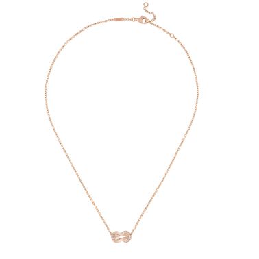 Collier Fred Chance Infinie moyen modèle en or rose et diamants 7B0221