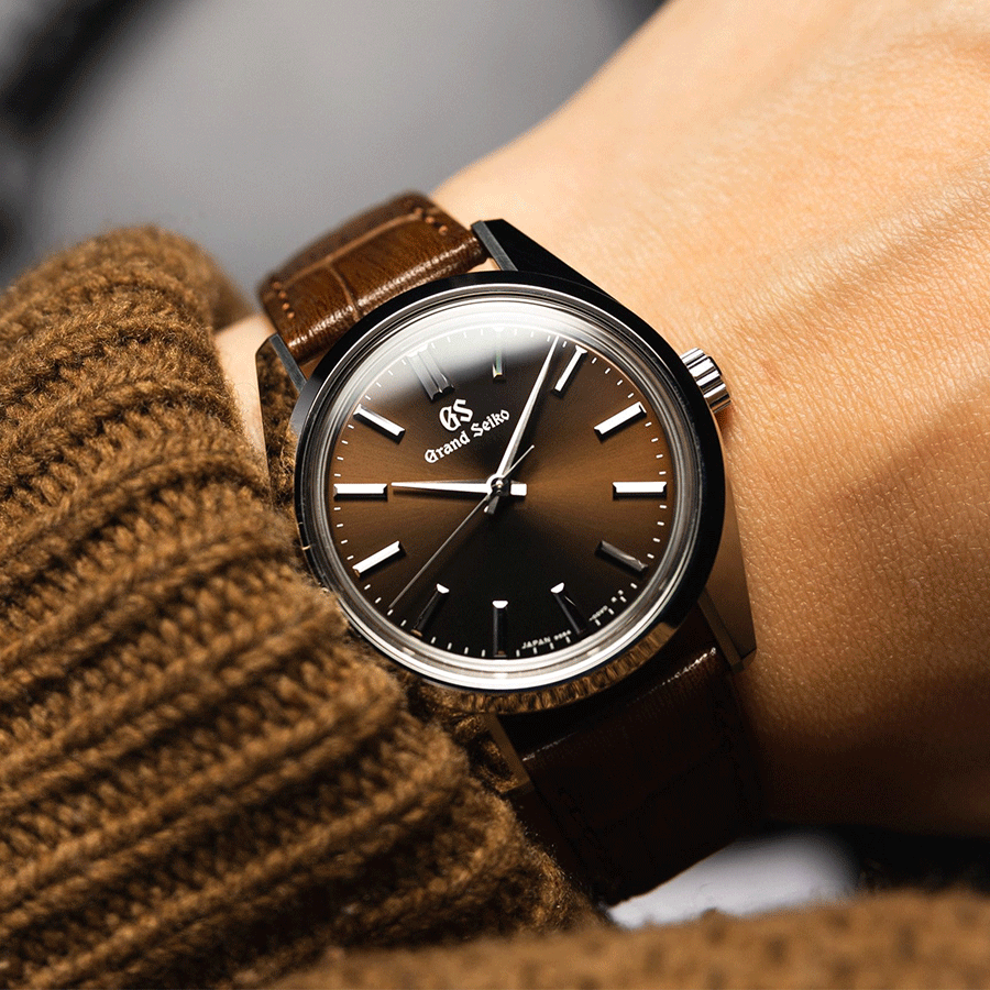 Grand seiko leather cheap