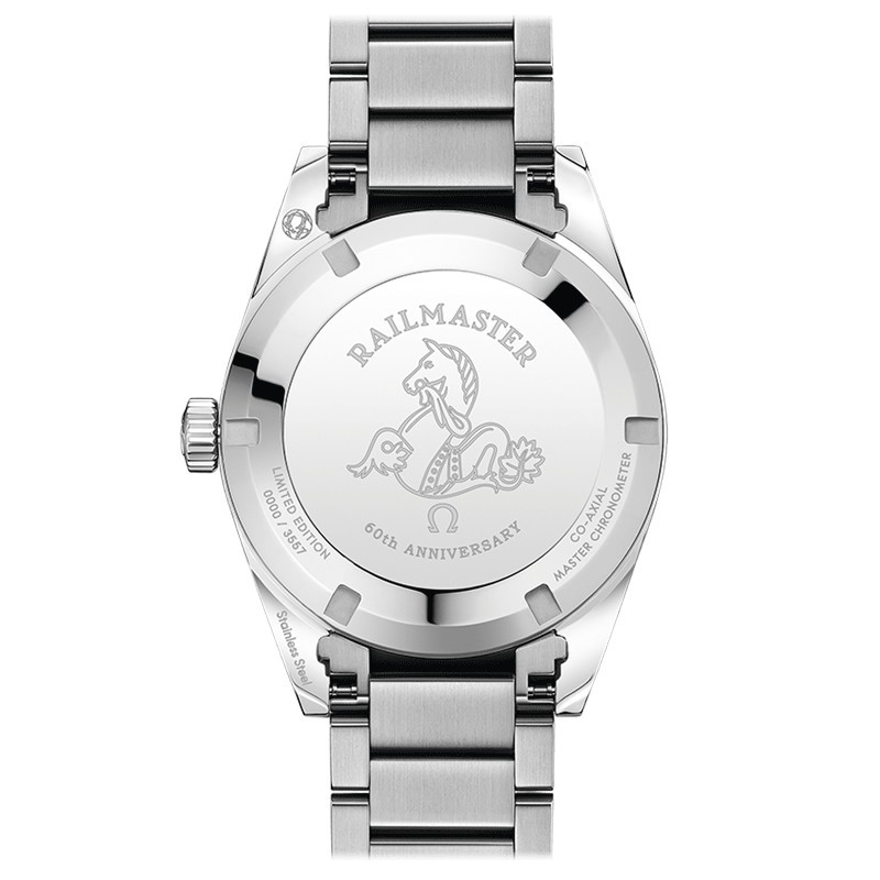 Montre Omega Seamaster Railmaster Co-Axial Master Chronometer Trilogie 1957 Edition limitée 3557 ex. 38 mm