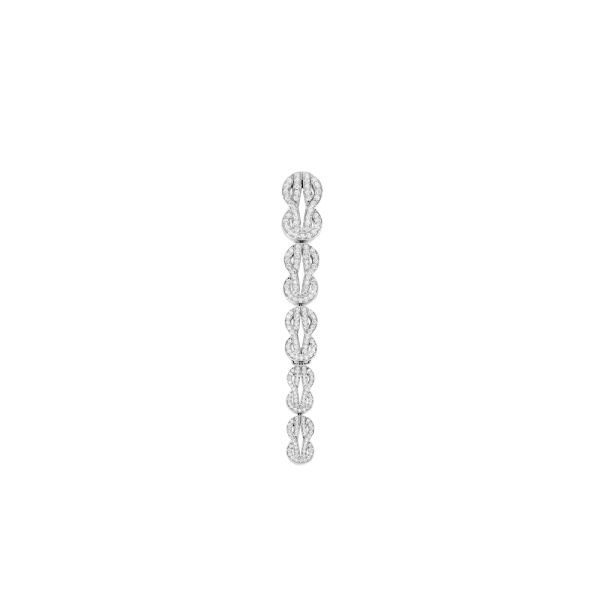 Fred Chance Infinie Crazy 8 earring in 18k white gold and diamonds