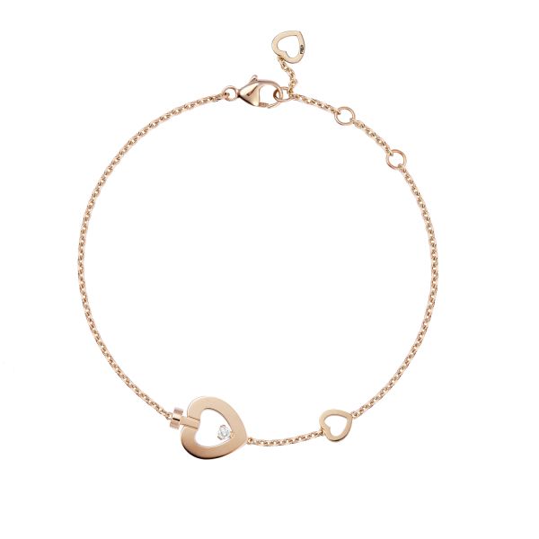 Fred Pretty Woman bracelet model XS in rose gold and diamond