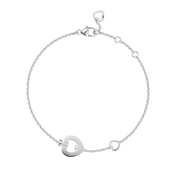 Fred Pretty Woman bracelet model XS in white gold and diamond