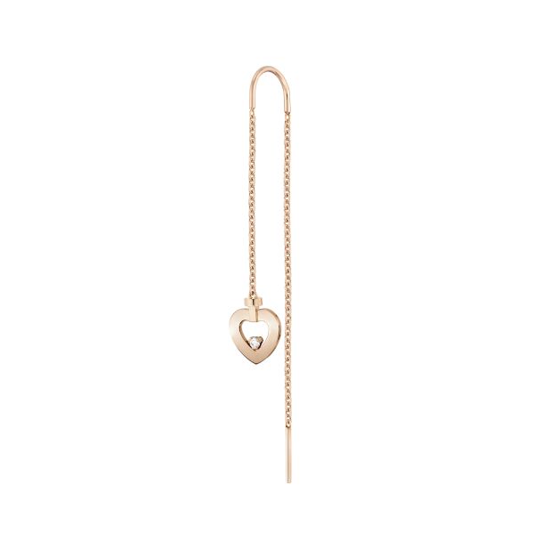 Fred Pretty Woman long earring in rose gold and diamonds