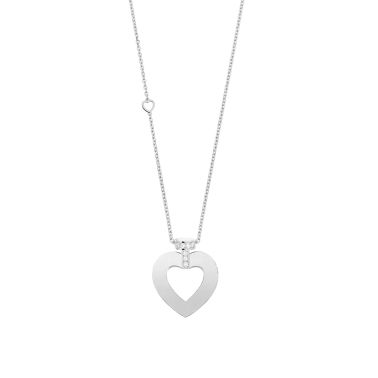Collier long Fred Pretty Woman grand modèle en or blanc et diamants 7J0338