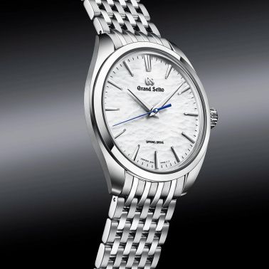  Grand Seiko Elegance "Omiwatari" Spring Drive white dial steel bracelet 38,5 mm