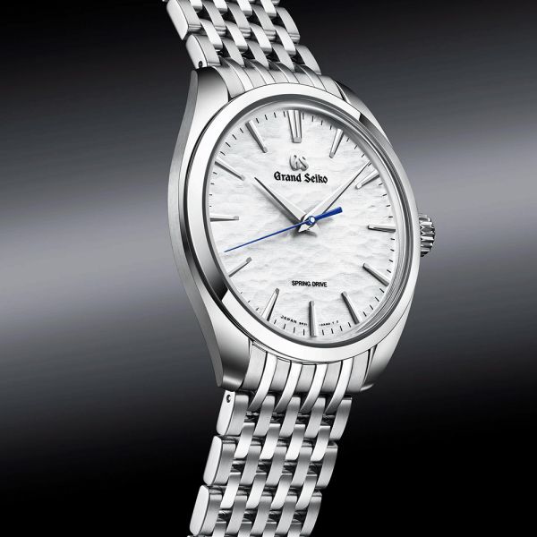  Grand Seiko Elegance "Omiwatari" Spring Drive white dial steel bracelet 38,5 mm