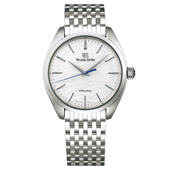  Grand Seiko Elegance "Omiwatari" Spring Drive white dial steel bracelet 38,5 mm