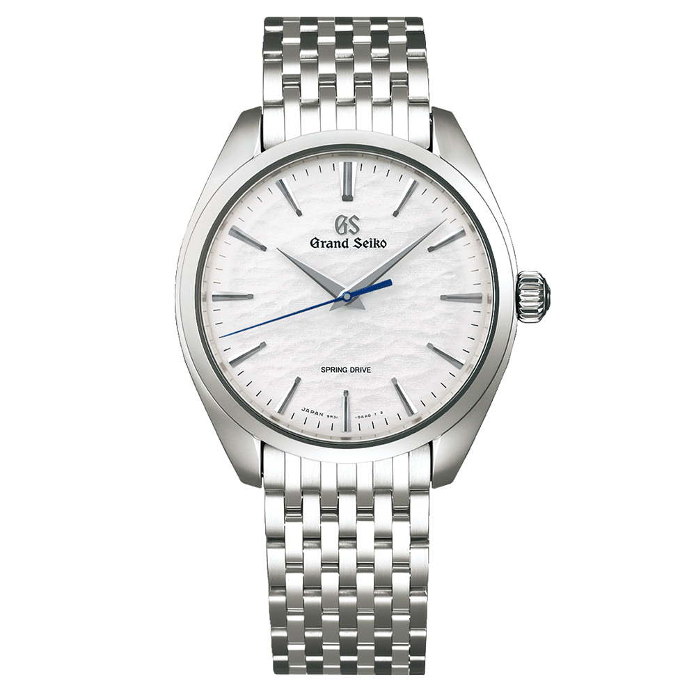  Grand Seiko Elegance "Omiwatari" Spring Drive white dial steel bracelet 38,5 mm
