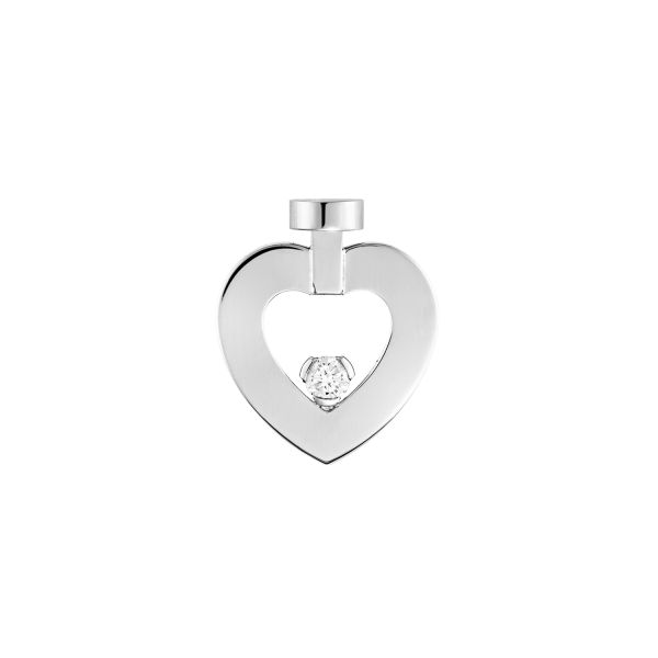 Puce d'oreille Fred Pretty Woman en or blanc et diamant 8B0311