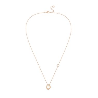Fred Pretty Woman necklace XS model in rose gold and diamonds