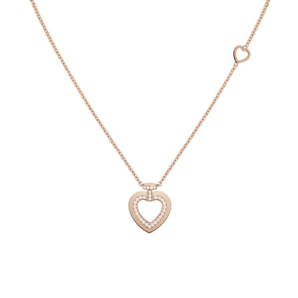 Fred Pretty Woman small necklace in rose gold and diamonds