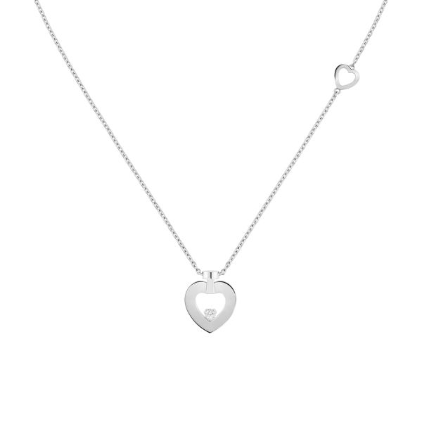 Collier Fred Pretty Woman modèle XS en or blanc et diamant 7B0260