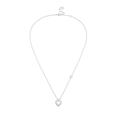 Collier Fred Pretty Woman petit modèle en or blanc et diamants 7B0263