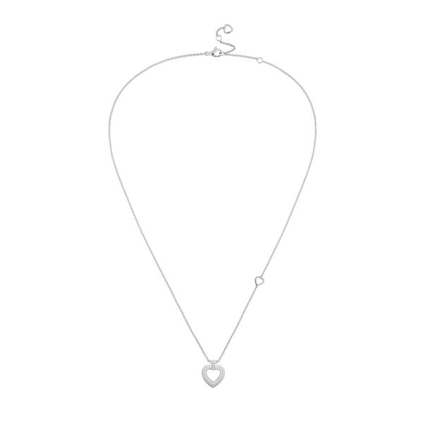 Collier Fred Pretty Woman petit modèle en or blanc et diamants 7B0263