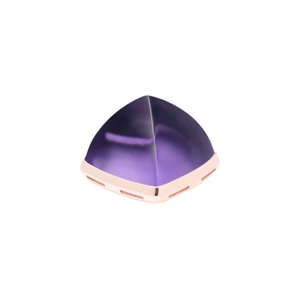 Fred Pain de Sucre large cabochon in rose gold and amethyst