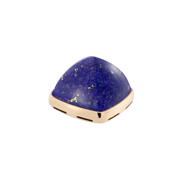 Fred Pain de Sucre cabochon large model in yellow gold and lapis lazuli
