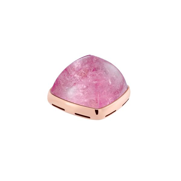 Fred Pain de Sucre large cabochon in rose gold and rose tourmaline