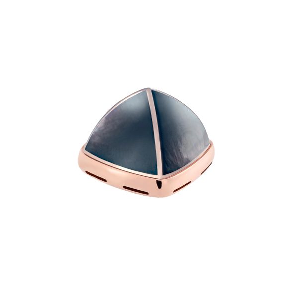 Fred Pain de Sucre cabochon large rose gold and grey mother-of-pearl model