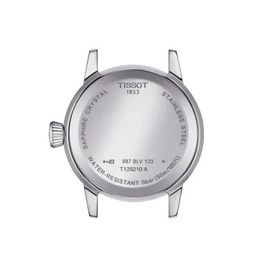 Montre Tissot Classic Dream Lady quartz cadran argent bracelet acier 28 mm T129.210.11.031.00
