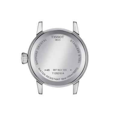 Tissot Classic Dream Lady quartz watch silver dial steel bracelet 28 mm