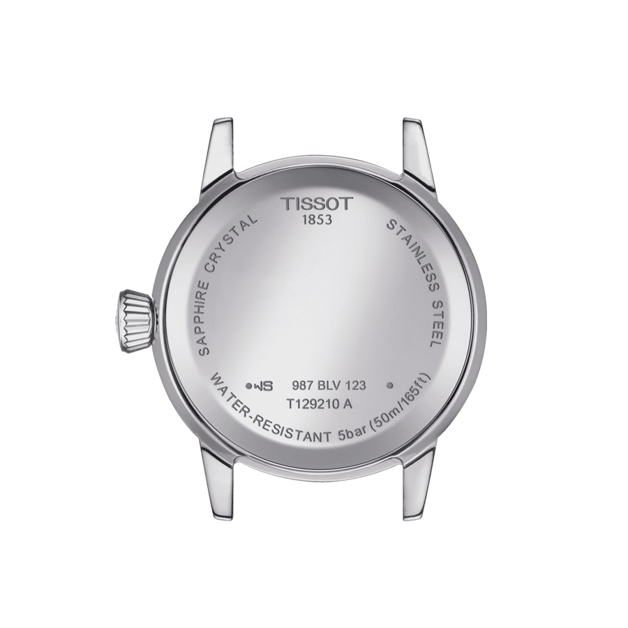 Tissot Classic Dream Lady quartz watch silver dial steel bracelet 28 mm