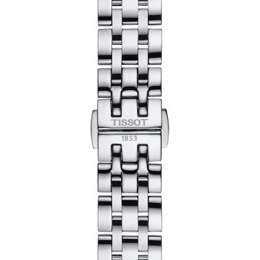 Tissot Classic Dream Lady quartz watch silver dial steel bracelet 28 mm