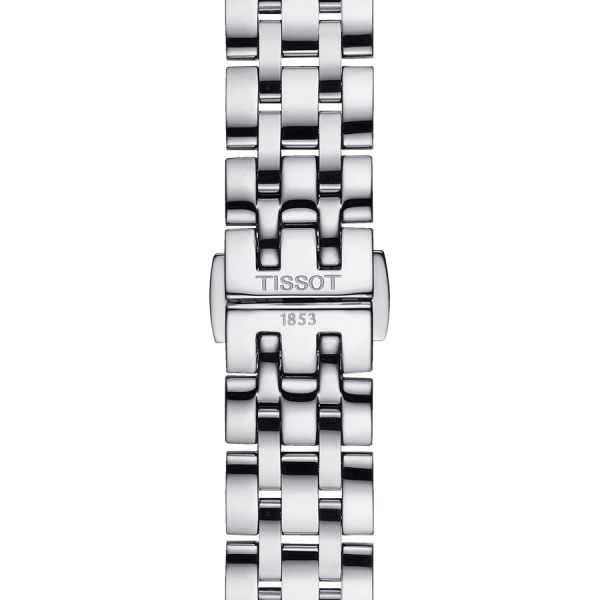 Tissot Classic Dream Lady quartz watch silver dial steel bracelet 28 mm