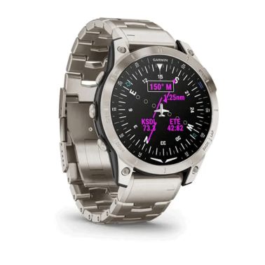 Montre Garmin D2 Mach 1 Aviator Smartwach bracelet titane 47 mm 010-02582-51