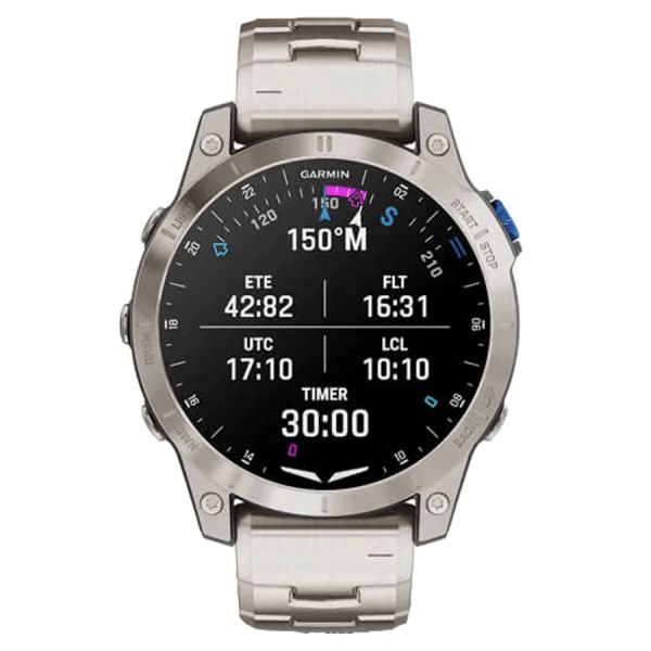 Montre Garmin Epix (Gen 2) Sapphire Titane 010-02582-30 - Lepage