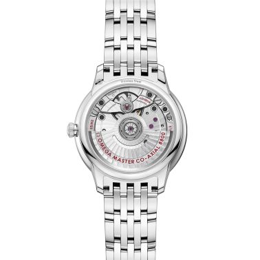 Montre Omega De Ville Prestige Co-Axial Master Chronometer cadran argenté bracelet acier 34 mm