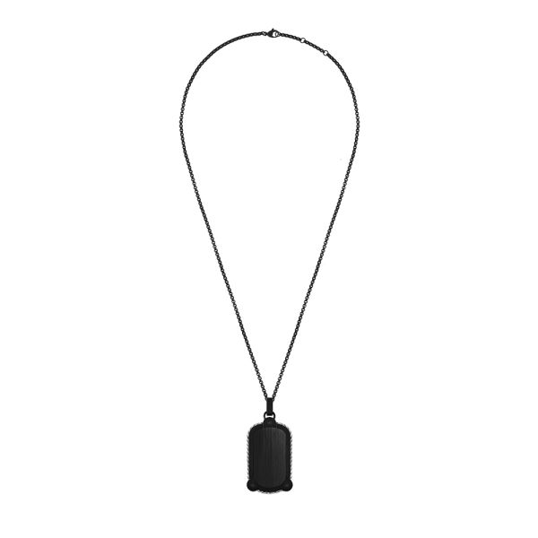 Fred Force 10 Winch large model pendant in titanium and steel Fred Force 10 Winch large model pendant in titanium and steel