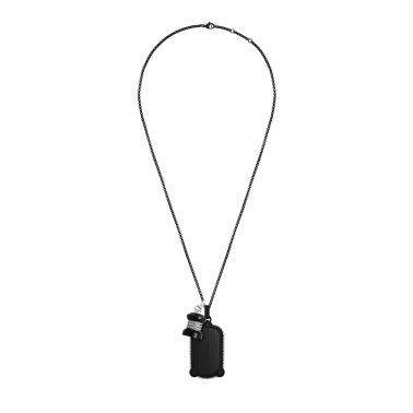 Fred Force 10 Winch large model pendant in titanium and steel Fred Force 10 Winch large model pendant in titanium and steel