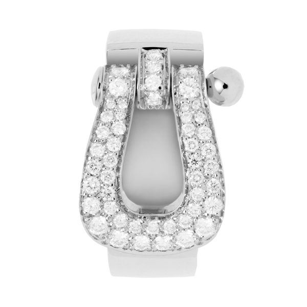 Fred Force 10 large model ring in white gold and diamonds