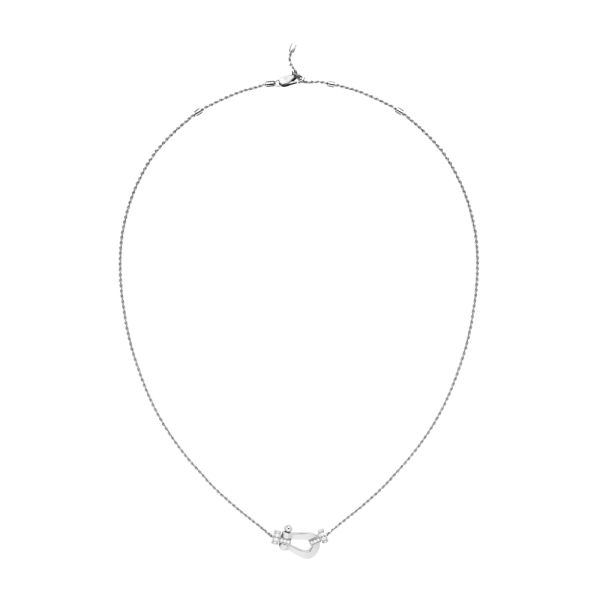 Collier Fred Force 10 moyen modèle en or blanc et diamants 7B0238