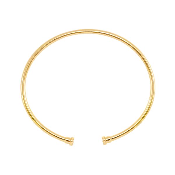 Fred Force 10 medium model bangle in yellow gold