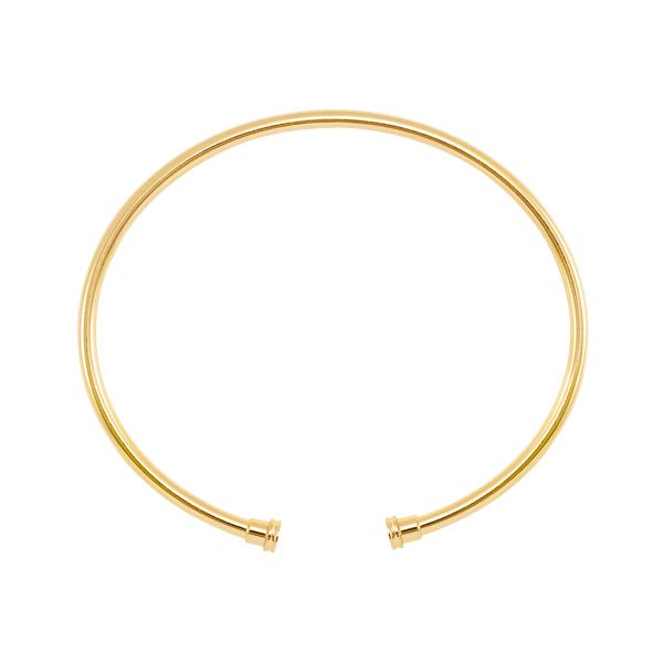 Fred Force 10 medium model bangle in yellow gold